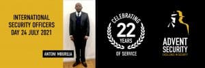 22 Years of Service Advent Security