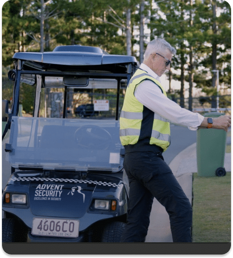 Security Guard patrolling